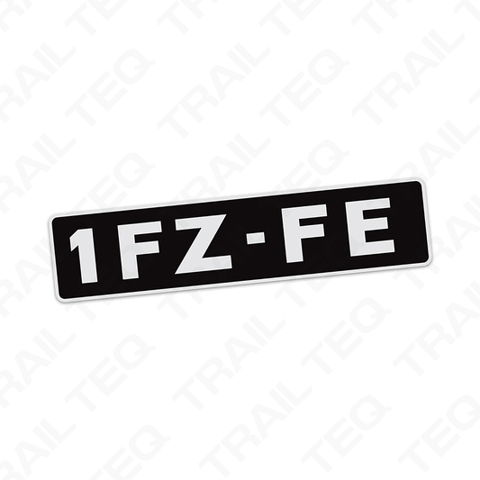 1FZ-FE Engine Nameplate - 80 Series Landcruiser