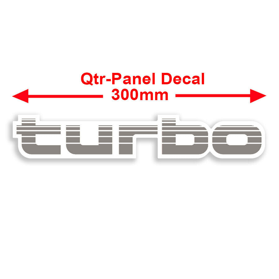 Turbo Quarter Panel Decal - 80 Series Landcruiser