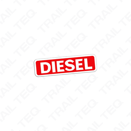 Diesel Caution Decal - 80 Series Landcruiser