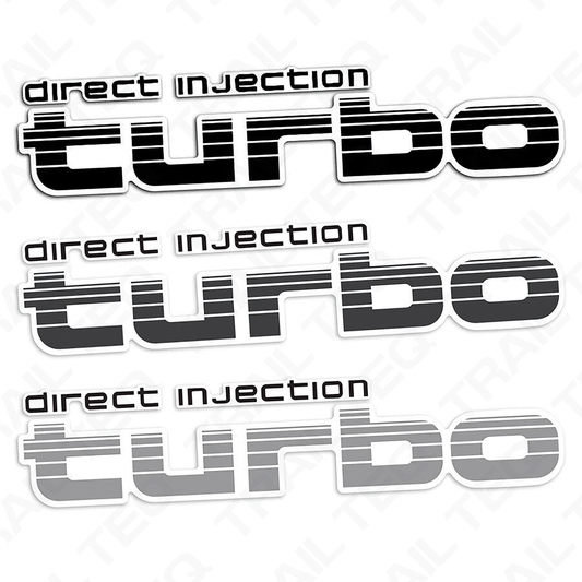 Direct Injection Turbo Quarter Panel Decal - 80 Series Landcruiser