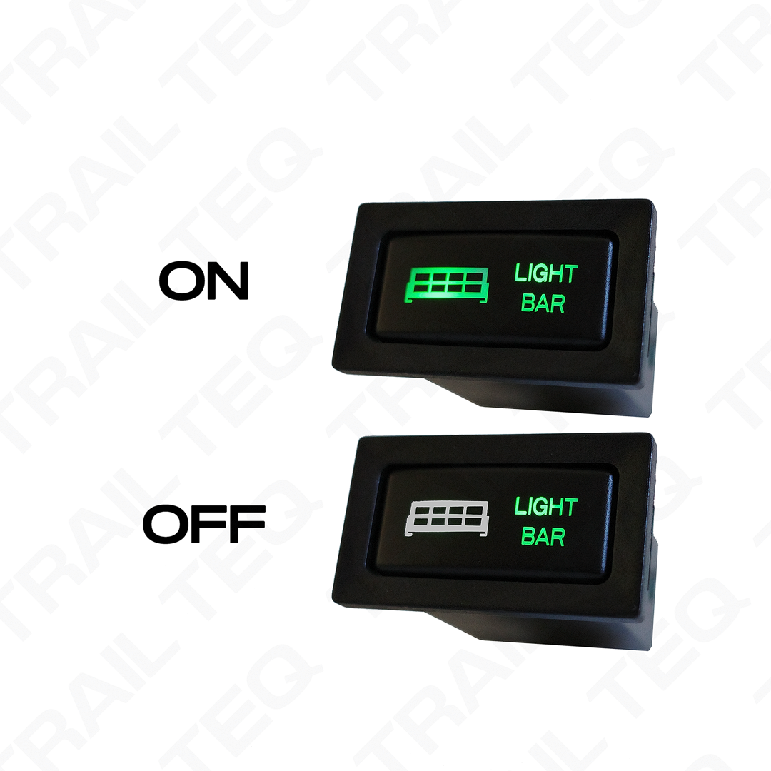 Trail Teq Custom Push Switch (Regular ON/OFF) (Toyota Old Style Horizontal)