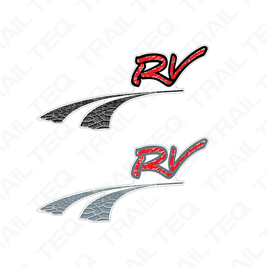 RV Tracks Tailgate Decal - 80 Series Landcruiser