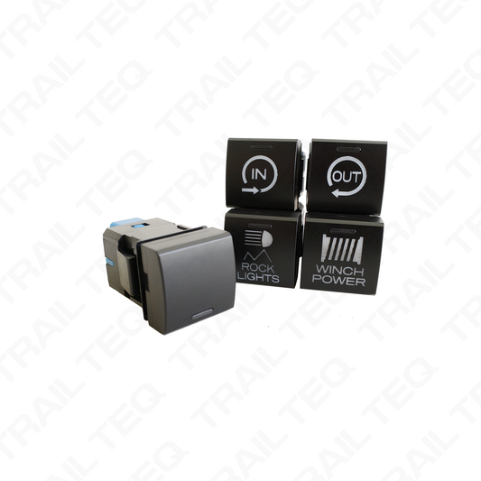 Trail Teq Custom Push Switch (Toyota Single Square Style) (ON/OFF)