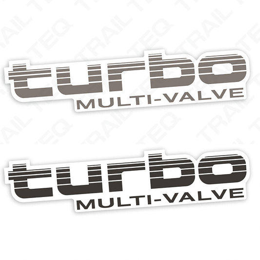 Turbo Multi Valve Tailgate Decal - 80 Series Landcruiser