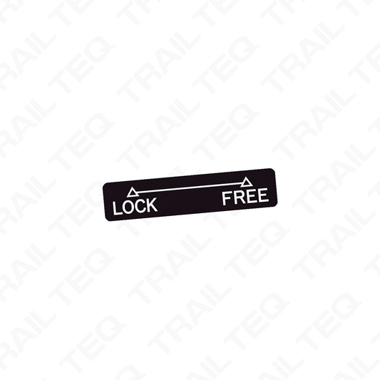 Winch Operation Decal - 80 Series Landcruiser