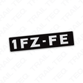 1FZ-FE Engine Nameplate - 80/100 Series Landcruiser