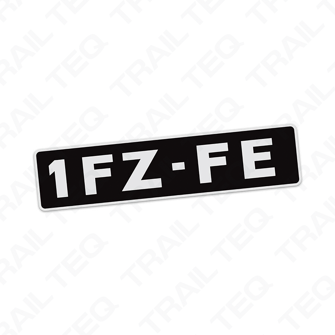 1FZ-FE Engine Nameplate - 80/100 Series Landcruiser