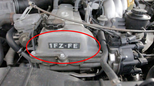 1FZ-FE Engine Nameplate - 80/100 Series Landcruiser