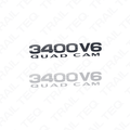 3400 V6 Quad Cam Quarter Panel Decal - 90 Series Landcruiser Prado