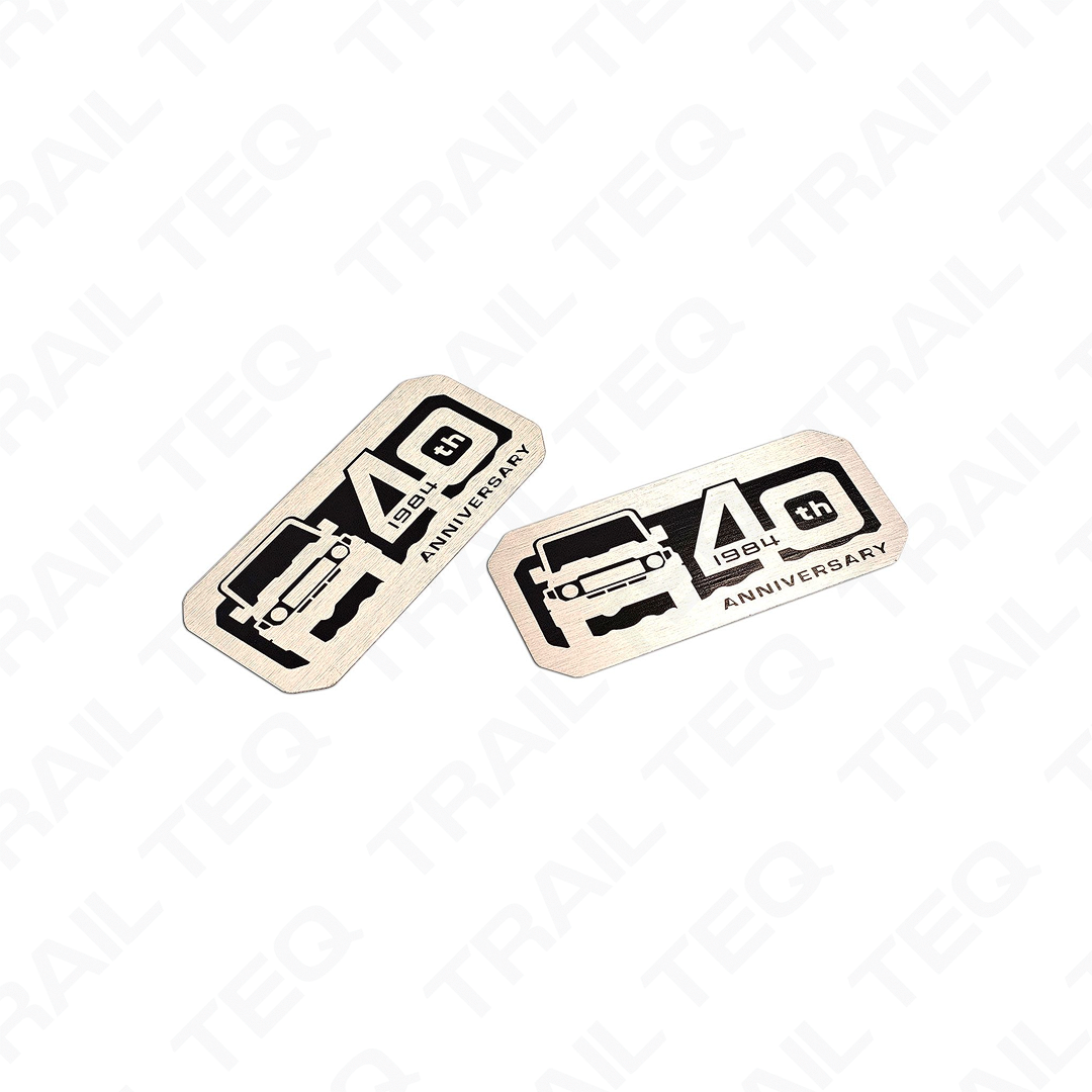 40th Anniversary Fender Plate Set - 70 Series Landcruiser