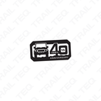 40th Anniversary Fender Decal - 70 Series Landcruiser