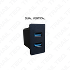 USB-A 3.0 Pass Through - Suit Toyota Old Style Switch Hole
