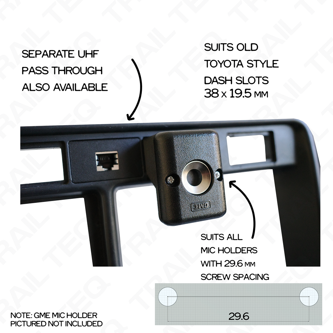 UHF Handheld Mount - Suit Toyota Dash