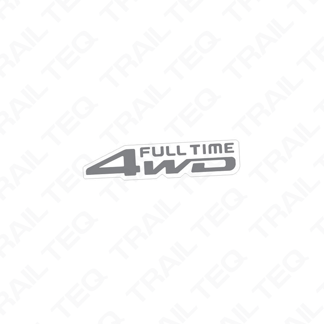Full Time 4WD Window Decal - 100 Series Landcruiser