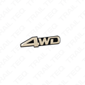4WD Resin Barn Door Decal - 80 Series Landcruiser