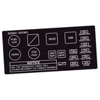 Fuse Box Lid Overlay - 80 Series Landcruiser