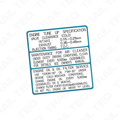 Engine Tune Up Specifications (Diesel) - 80 Series Landcruiser