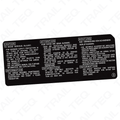 Airbag Caution Decal - 80 Series Landcruiser