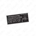 Brake Booster Adjustment Decal - 80 Series Landcruiser