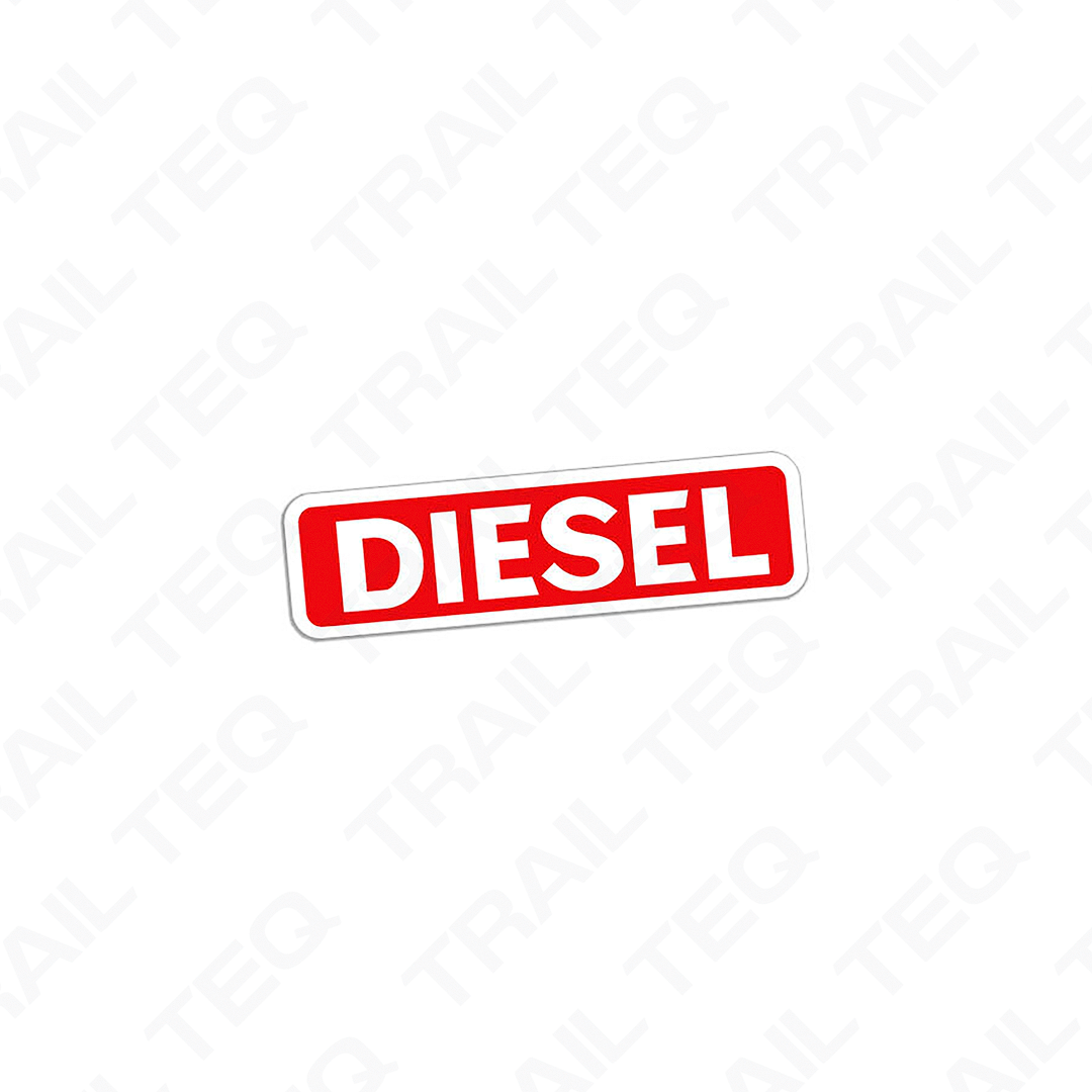 Diesel Caution Decal - 80 Series Landcruiser