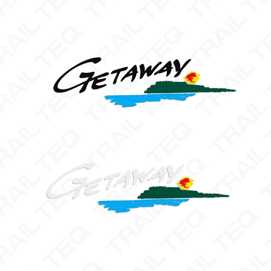 Getaway Edition Front Door Decal - 80 Series Landcruiser