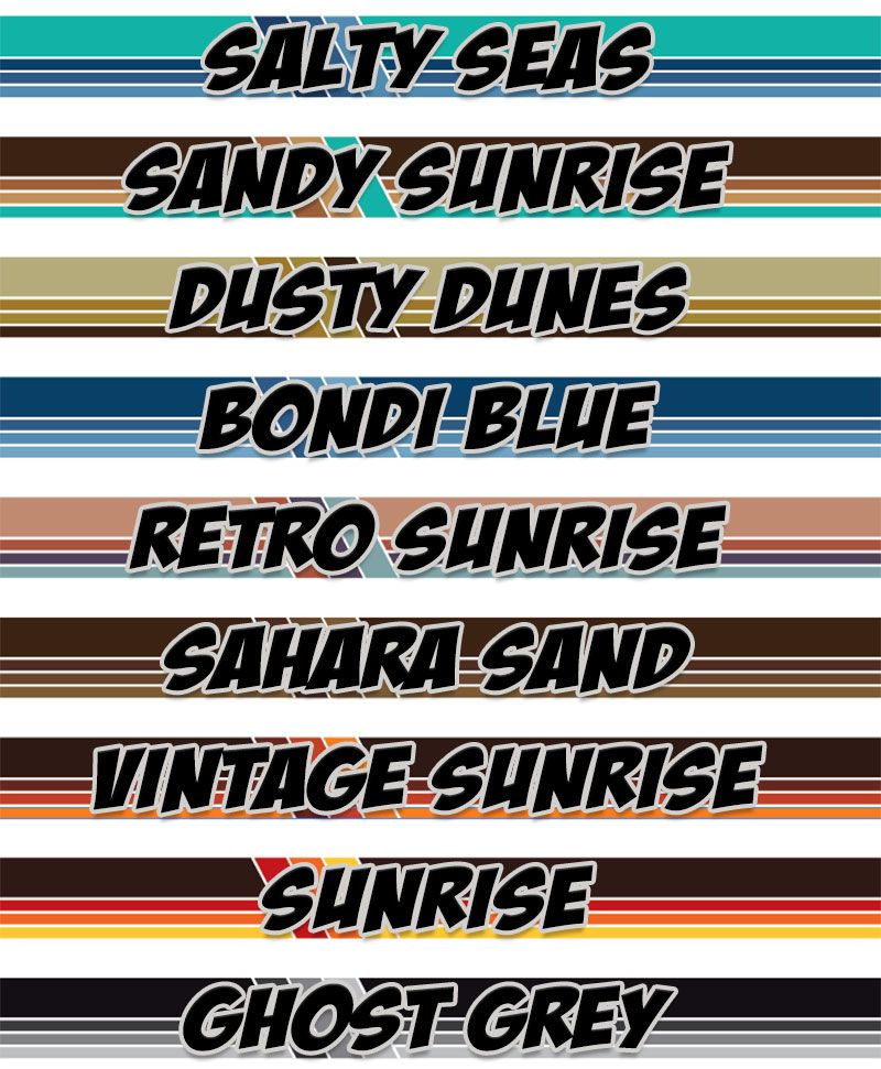 80 Series Landcruiser Mt Isa Body Stripe Kit