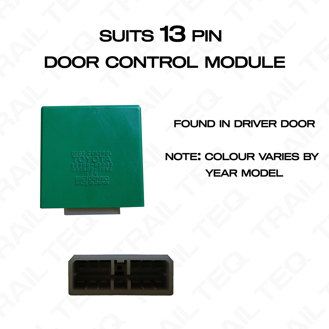 70 Series Landcruiser (1990-2007 Only) Plug-and-Play Keyless Remote Entry