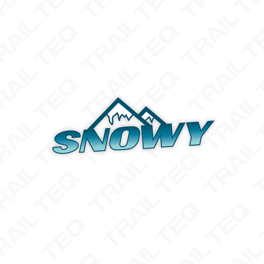 Snowy Version Rear Tailgate Decal - 100 Series Landcruiser