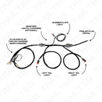80 Series Landcruiser Plug-and-Play Trailer Wiring / Rear Bar Lights Wiring Harness