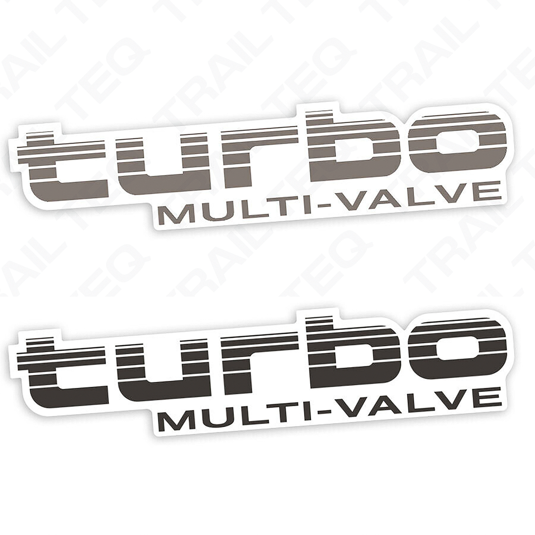 Turbo Multi Valve Quarter Panel Decal - 80 Series Landcruiser