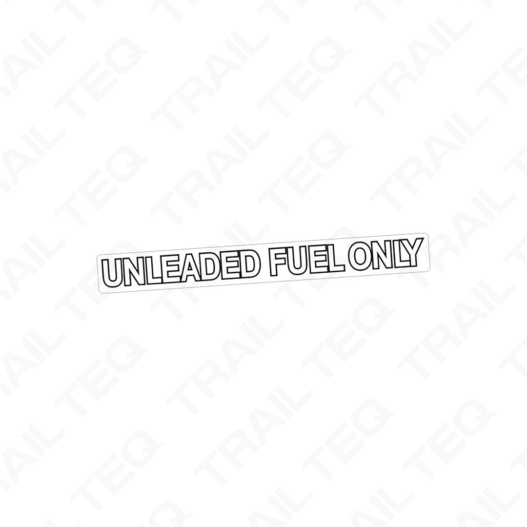 Unleaded Fuel Only Caution Decal - 80 Series Landcruiser