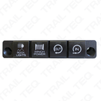 80 Series Landcruiser Late Model Upper Dash Switch Panel (1995+)