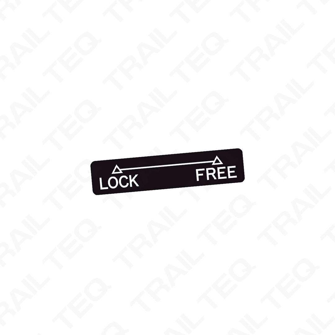 Winch Operation Decal - 80 Series Landcruiser