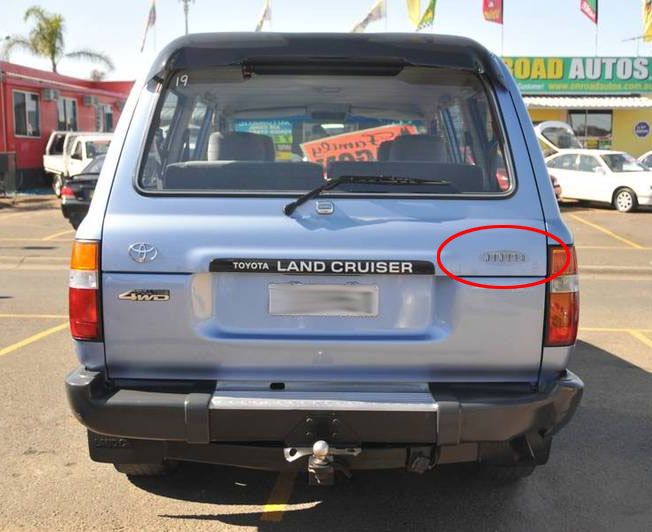 Winter Edition Tailgate Decal - 80 Series Landcruiser
